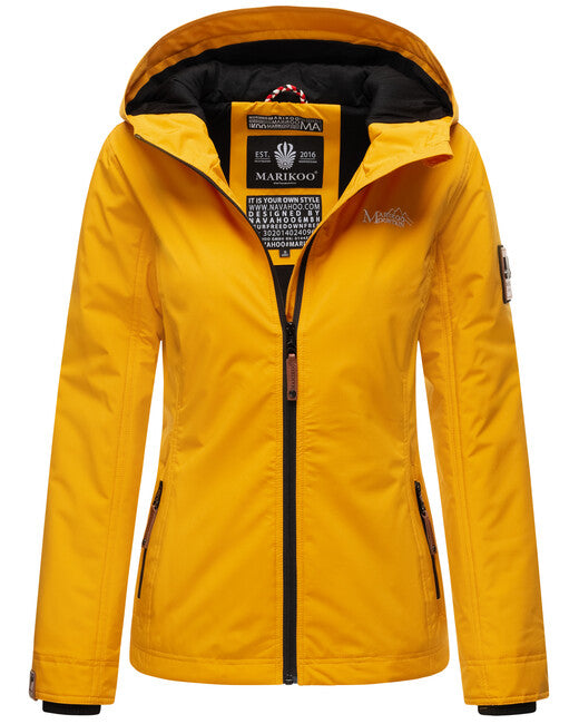 Marikoo Women's Transition Jacket with Hood, Blackberry