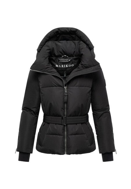 Marikoo Aleyna16 Women's Winter Jacket with Hood, Black