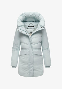 Marikoo Delilah16 women's winter hooded jacket, Ice blue
