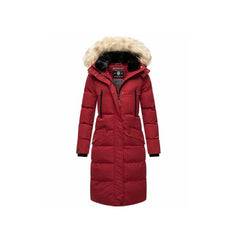 Marikoo Schneesternchen women's winter hooded jacket, Blood red