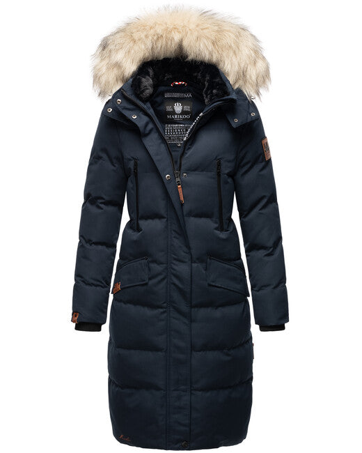 Marikoo Women's Winter Jacket Schneesternchen with Hood