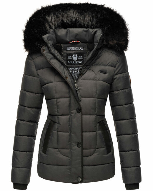Marikoo Women's Winter Jacket with Hood Unique