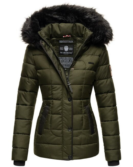 Marikoo Women's Winter Jacket with Hood Unique