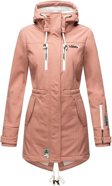 Marikoo Women's Winter Softshell Jacket with Hood Zimtzicke