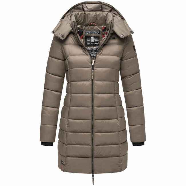 Marikoo Women's Quilted Hooded Jacket Abendsternchen