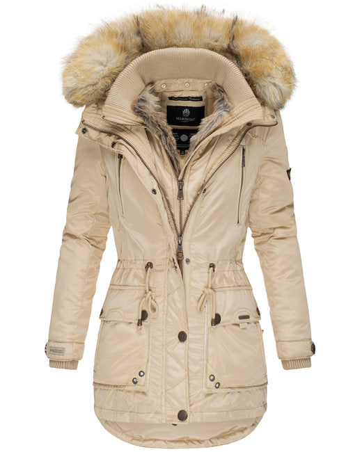 Marikoo Grinsekatze Women's Winter Hooded Jacket