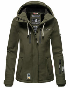 Marikoo KLEINE ZICKE women's transitional jacket with hood, green
