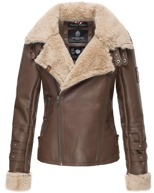 Marikoo KOKOO Women's Winter Jacket with Fur