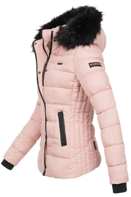 Marikoo Unique Women's Winter Jacket with Hood