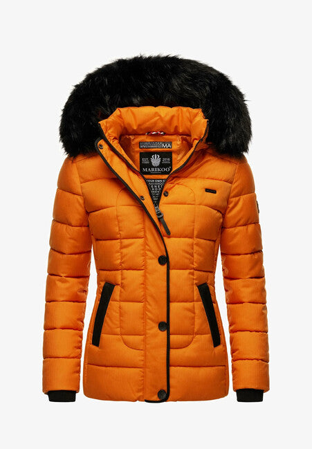 Marikoo Unique Women's Winter Jacket with Hood