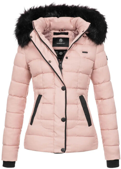 Marikoo Unique Women's Winter Jacket with Hood