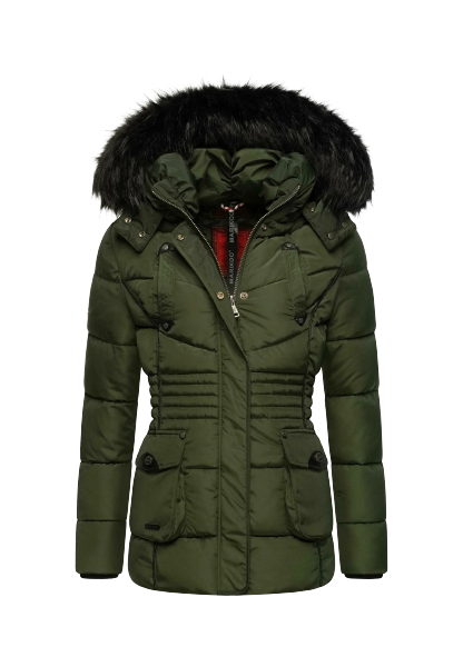 Marikoo VANILLA Women's Winter Jacket with Hood