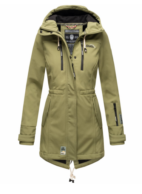 Marikoo Zimtzicke Women's Winter Softshell Jacket with Hood