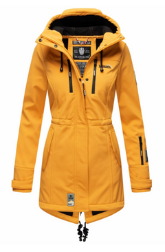 Marikoo ZIMTZICKE ženska softshell jakna s kapuco, zimska