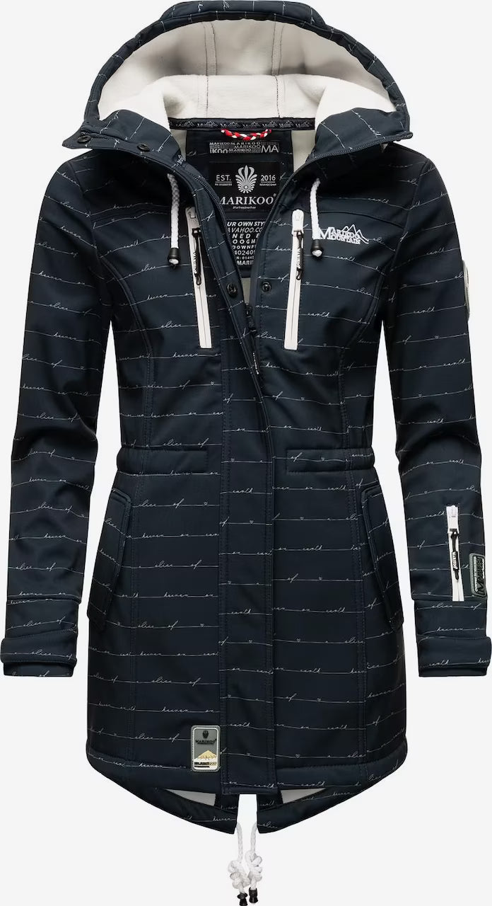 Marikoo ZIMTZICKE P Women's Winter Softshell Jacket with Hood