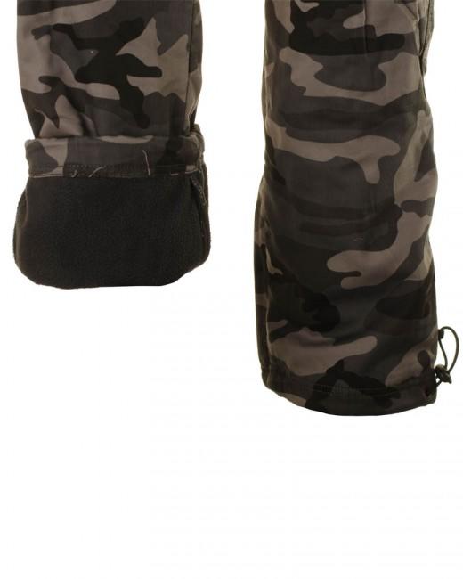Loshan Alan Men's Insulated Pants, Grey Camo