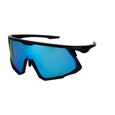 Mawaii Sportstyle Fast Track Sunglasses, Black-Navy Blue