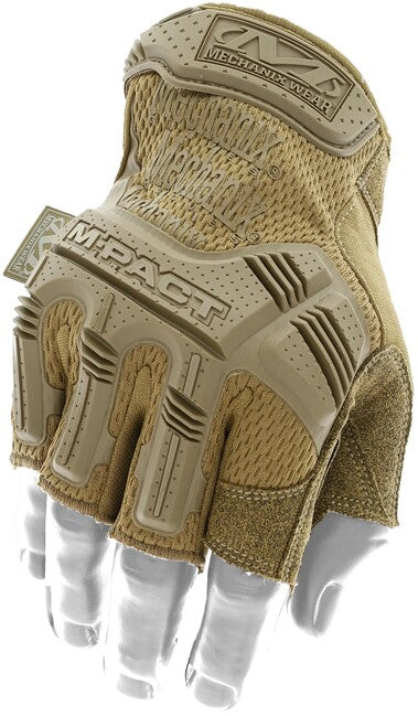 Mechanix M-Pact Impact Gloves, Coyote, Fingerless