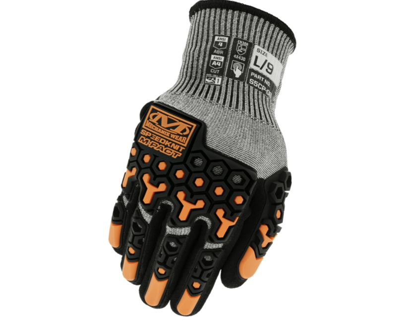 Mechanix SpeedKnit M-Pact - A4 odolné rukavice