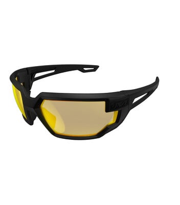 Mechanix Type X Tactical Glasses, Black Frame, Amber Lens