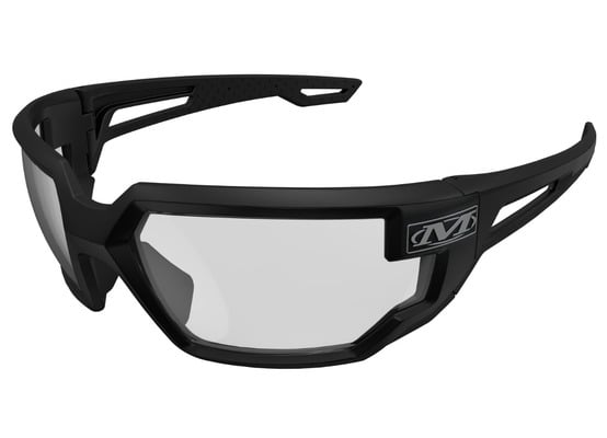 Mechanix Type X Tactical Glasses, Black Frame, Clear Lens