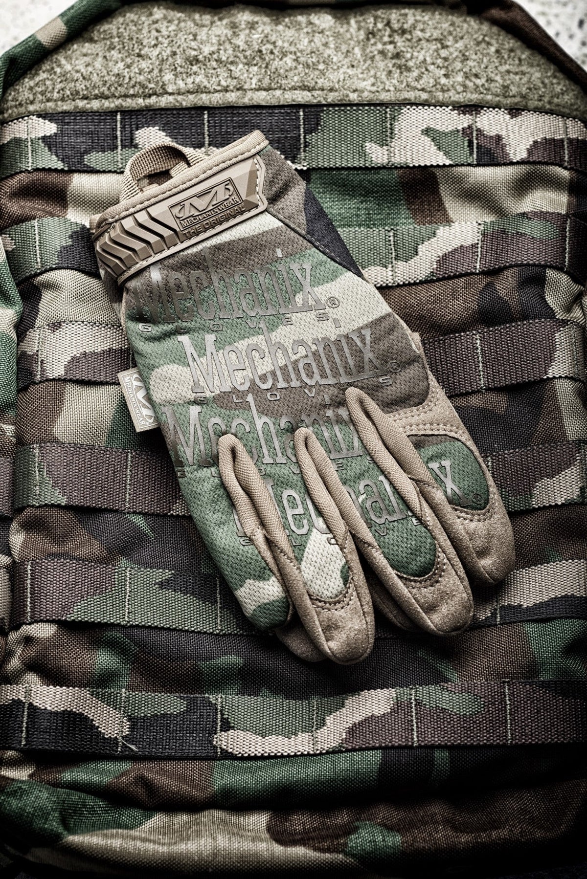 Mechanix Wear Original Gloves, Woodland Camo