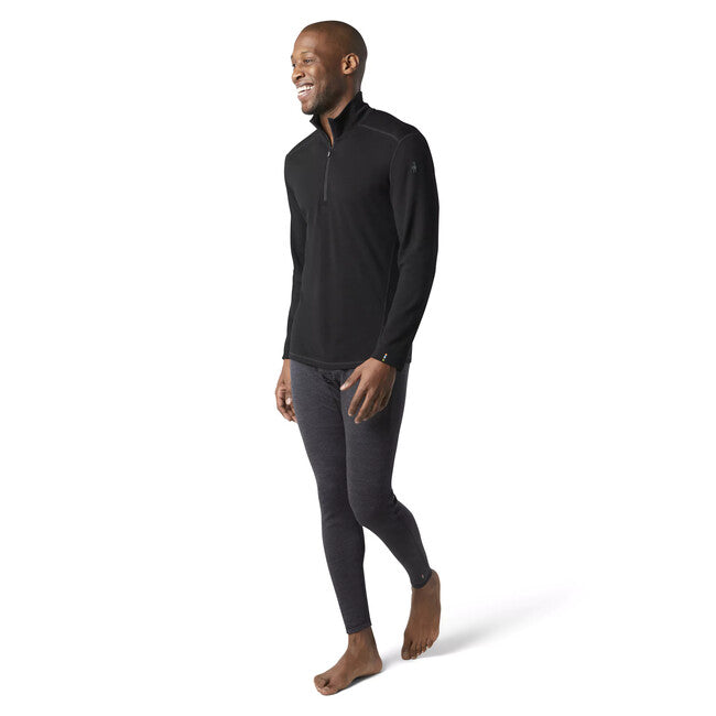 Smartwool Classic Thermal Merino 1/4 Zip Boxer Brief, Black