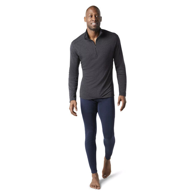 Smartwool Men's Classic Thermal Merino Charcoal Heather 1/4 Zip