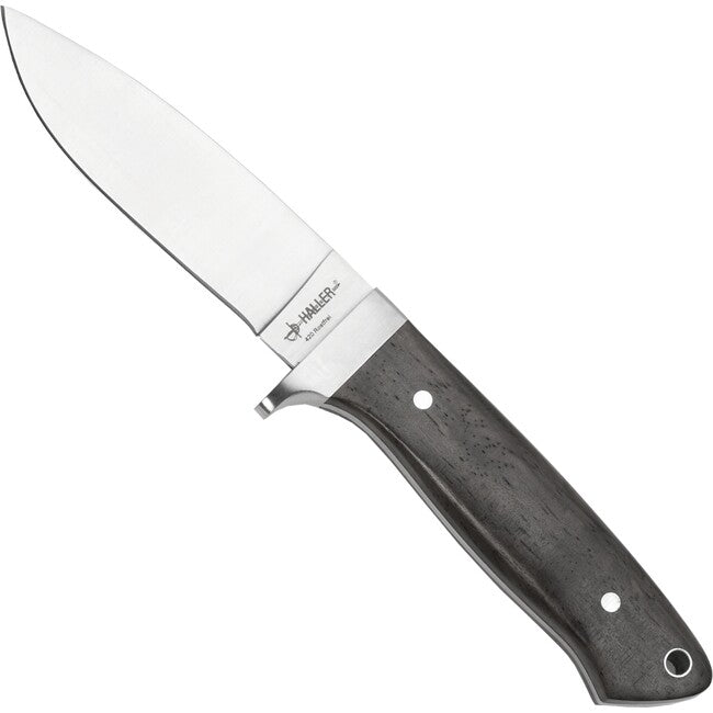 Haller Fixed Blade Knife Holzgriff Leather Sheath