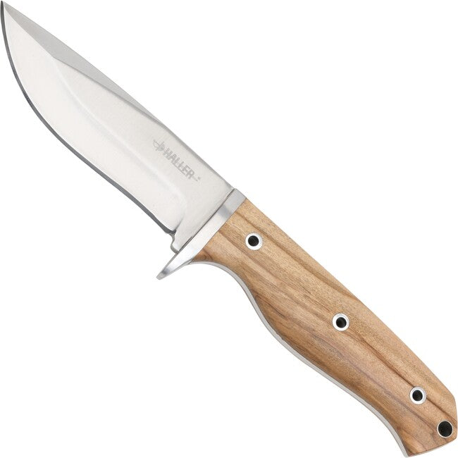 Haller Fixed Blade Knife, Olive Wood