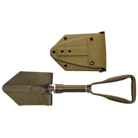 MFH 3-Piece Folding BW Shovel, All-Metal with Pouch