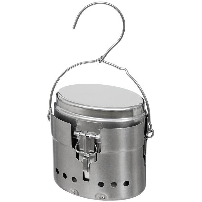 MFH 3-Piece SE Mess Kit, M40, Stainless Steel