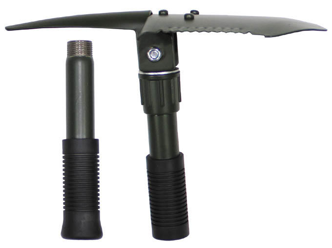MFH Mini Folding Shovel 3 in 1 All-Metal with Case