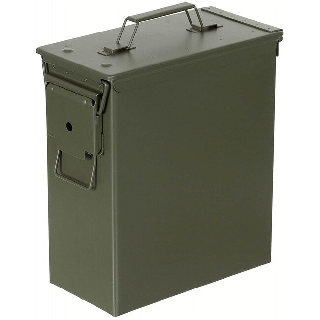 MFH American Ammunition Box, Cal. 50, Large, PA 60, Metal, OD Green