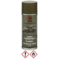 MFH Στρατιωτικό Χρώμα σε Σπρέι WH KHAKI DRAB Ματ, 400 ml