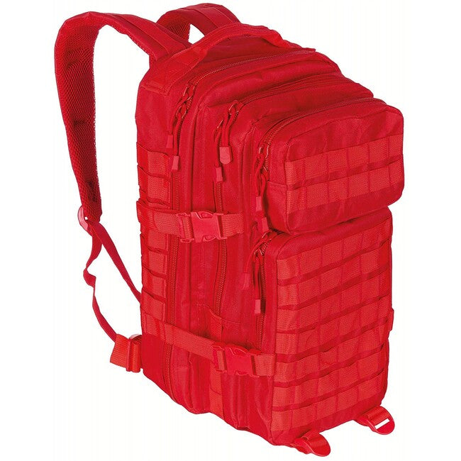 MFH Assault I Basic Backpack, Red
