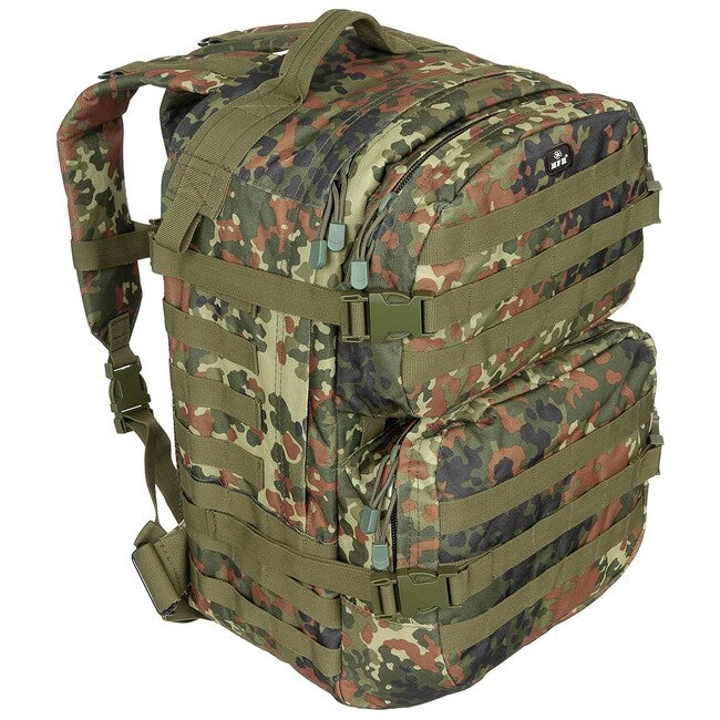 MFH Assault II Backpack, BW Camo