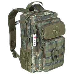 MFH Assault Youngster Backpack, BW Camo