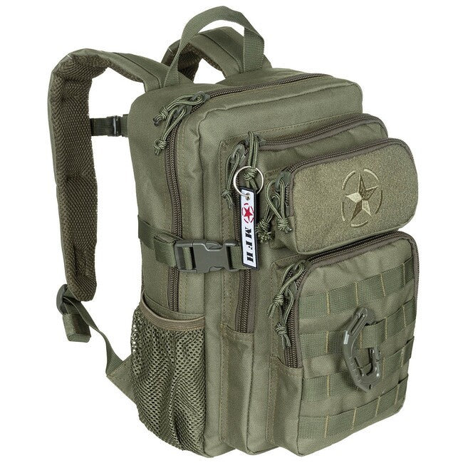 MFH Assault Youngster Backpack, OD Green