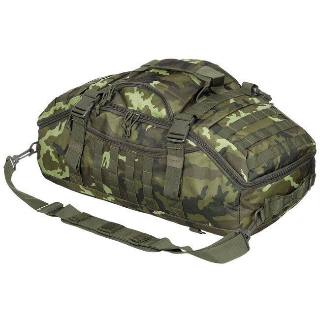MFH Duffle Travel Backpack, M 95 CZ Camo