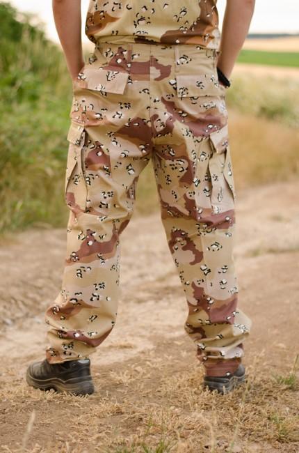 MFH BDU Rip-Stop Men's Shorts, Desert