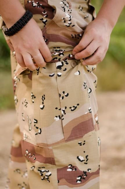MFH BDU Rip-Stop Men's Shorts, Desert