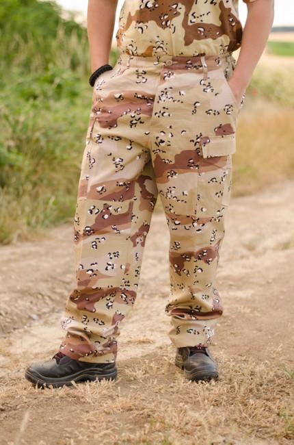 MFH BDU Rip-Stop Men's Shorts, Desert