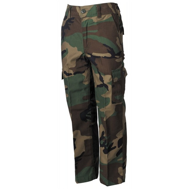 MFH BDU Pants, Woodland, Kids