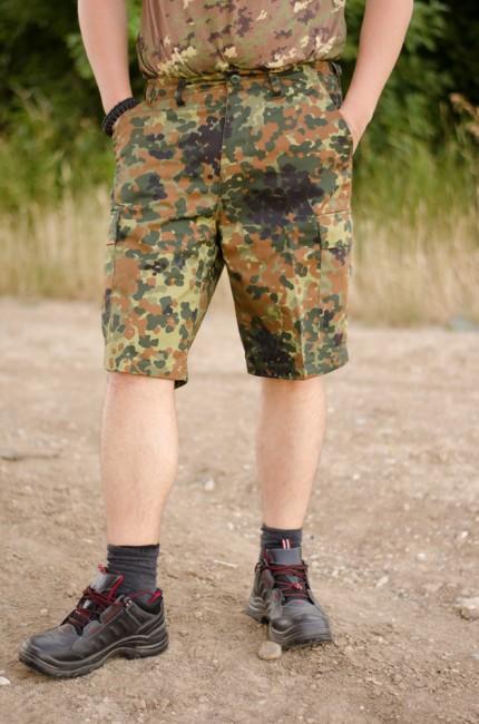 MFH BDU Men's Shorts, Flecktarn