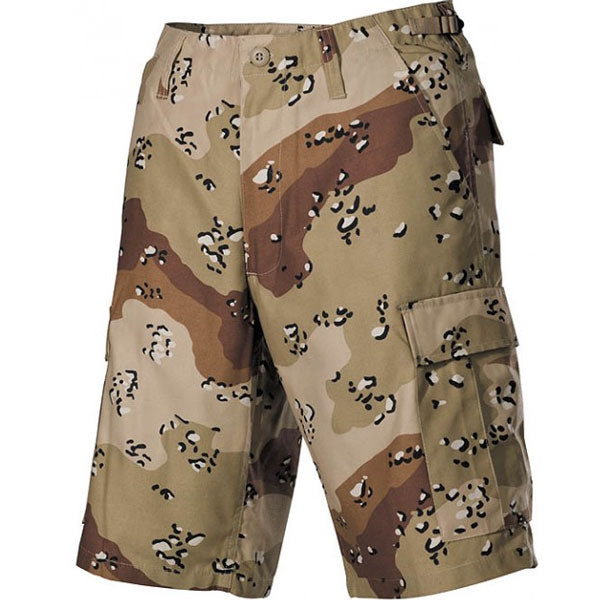 MFH BDU Men's Shorts, 6Col Desert