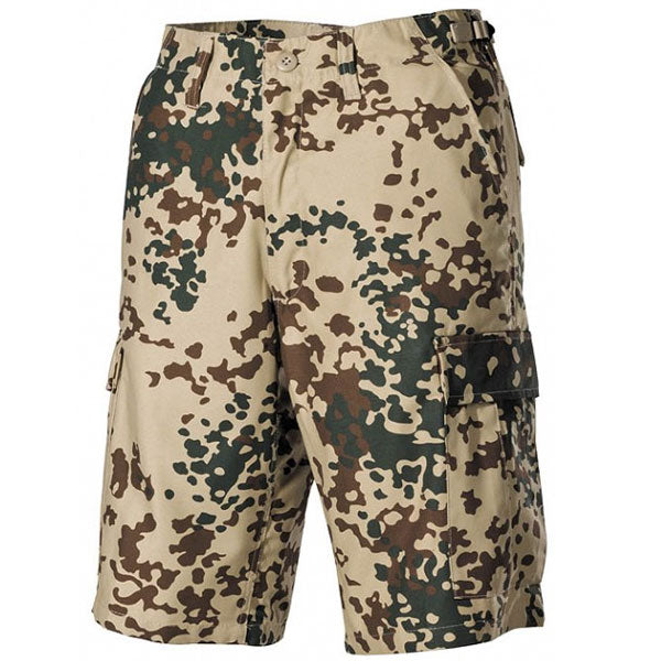 MFH BDU Men's Shorts, BW Tropical Camo