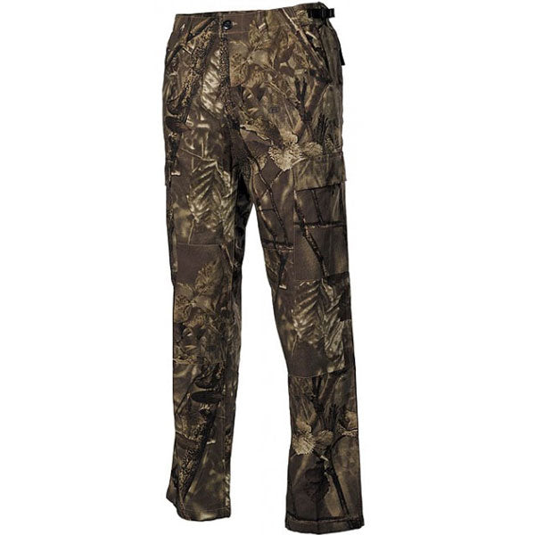 MFH BDU Men's Pants Rip-Stop Real tree Hunter-Brown
