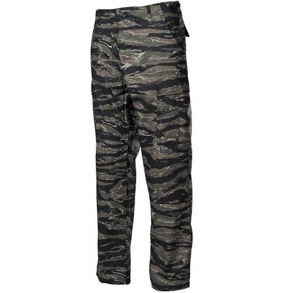 MFH BDU Rip-Stop Men's Pants, Tiger Stripe
