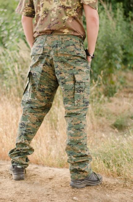 MFH BDU Rip-Stop Men's Pants, Digital Woodland